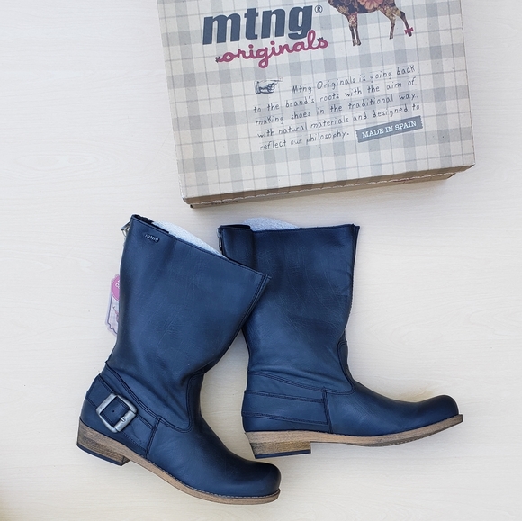 MTNG Shoes - MTNG Originals Leather Black Boots